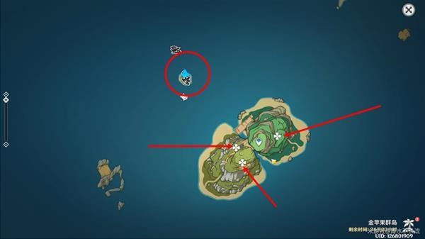 原神布丁岛三个仙灵位置解谜攻略流程